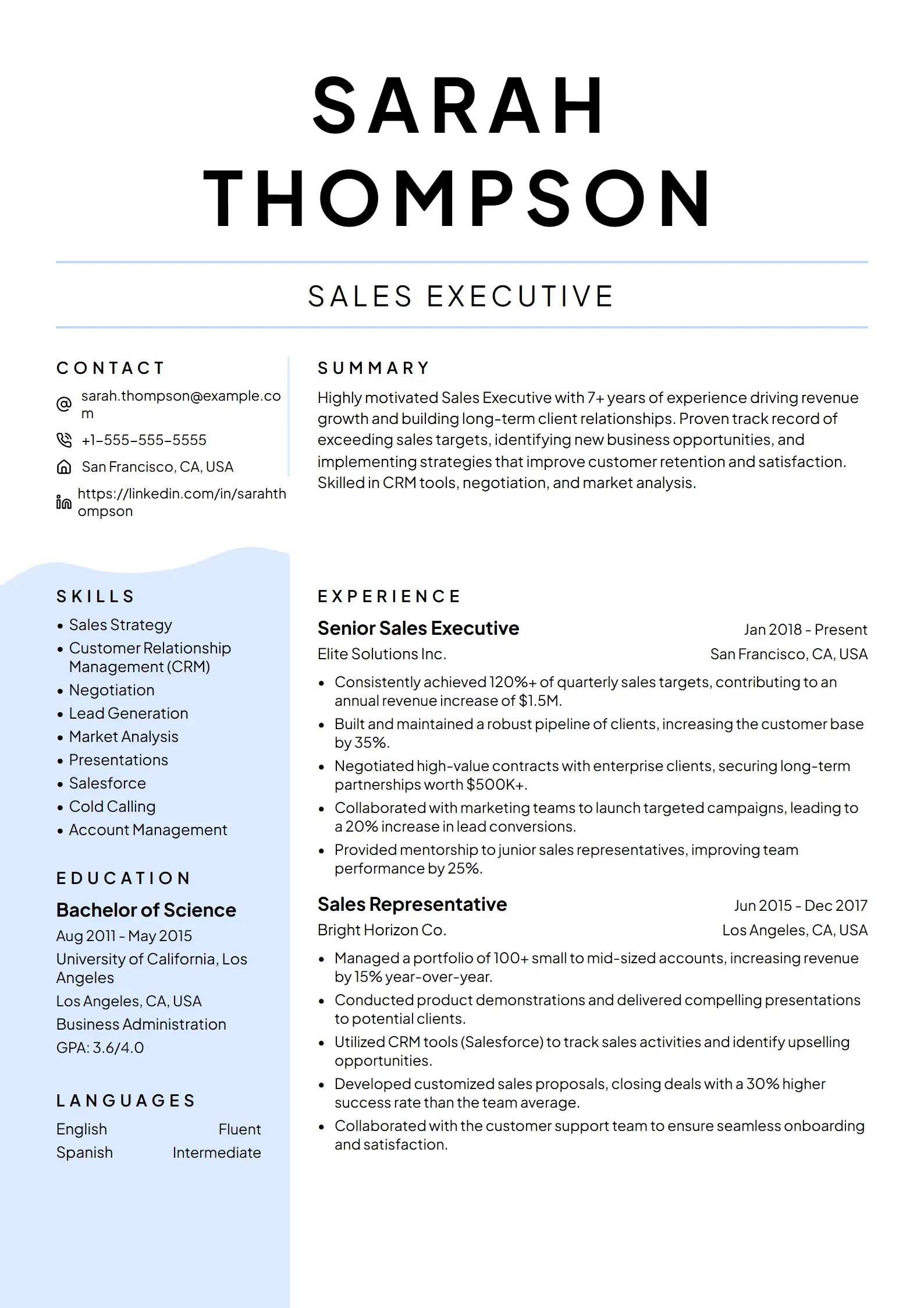 Persuader Resume preview